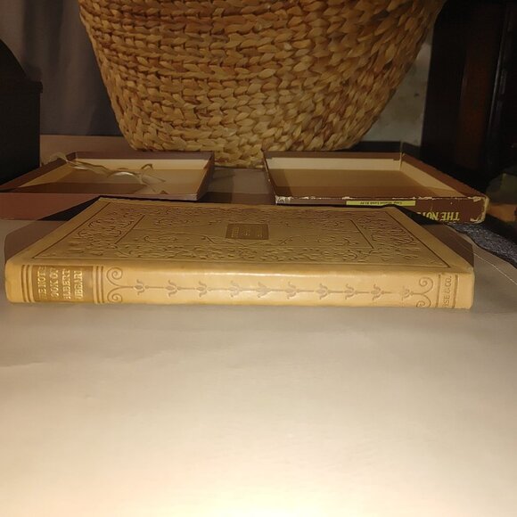 Elbert Hubbard 1927 The Note Book Of Hardcover Box Leather Wisdom Brown - Picture 12 of 15